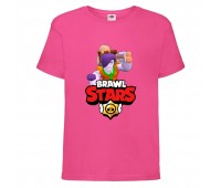 Футболка детская Brawl Stars Caveman Frank (Бравл Старс Фрэнк Пещерный) малиновая 104 см Футболка детская Brawl Stars Caveman Frank (Бравл Старс Фрэнк Пещерный) малиновая 104 см