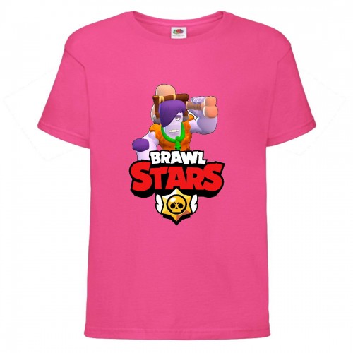 Футболка детская Brawl Stars Caveman Frank (Бравл Старс Фрэнк Пещерный) малиновая 128 см Футболка детская Brawl Stars Caveman Frank (Бравл Старс Фрэнк Пещерный) малиновая 128 см