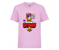 Футболка детская Brawl Stars Caveman Frank (Бравл Старс Фрэнк Пещерный) розовая 104 см Футболка детская Brawl Stars Caveman Frank (Бравл Старс Фрэнк Пещерный) розовая 104 см