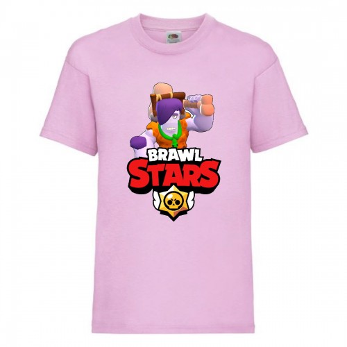 Футболка детская Brawl Stars Caveman Frank (Бравл Старс Фрэнк Пещерный) розовая 152 см Футболка детская Brawl Stars Caveman Frank (Бравл Старс Фрэнк Пещерный) розовая 152 см