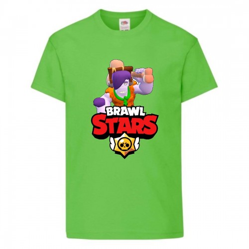 Футболка детская Brawl Stars Caveman Frank (Бравл Старс Фрэнк Пещерный) светлозеленая 116 см Футболка детская Brawl Stars Caveman Frank (Бравл Старс Фрэнк Пещерный) светлозеленая 116 см