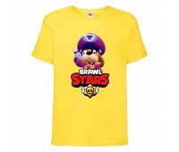 Футболка детская Brawl Stars Colonel Ruffs (Бравл Старс Генерал Гавс) желтая 104 см Футболка детская Brawl Stars Colonel Ruffs (Бравл Старс Генерал Гавс) желтая 104 см