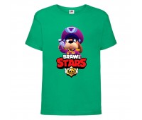 Футболка детская Brawl Stars Colonel Ruffs (Бравл Старс Генерал Гавс) зеленая 104 см Футболка детская Brawl Stars Colonel Ruffs (Бравл Старс Генерал Гавс) зеленая 104 см
