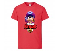 Футболка детская Brawl Stars Colonel Ruffs (Бравл Старс Генерал Гавс) красная 104 см Футболка детская Brawl Stars Colonel Ruffs (Бравл Старс Генерал Гавс) красная 104 см