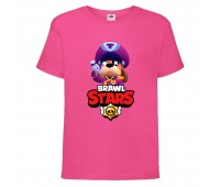 Футболка детская Brawl Stars Colonel Ruffs (Бравл Старс Генерал Гавс) малиновая 104 см Футболка детская Brawl Stars Colonel Ruffs (Бравл Старс Генерал Гавс) малиновая 104 см