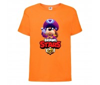 Футболка детская Brawl Stars Colonel Ruffs (Бравл Старс Генерал Гавс) оранжевая 104 см Футболка детская Brawl Stars Colonel Ruffs (Бравл Старс Генерал Гавс) оранжевая 104 см