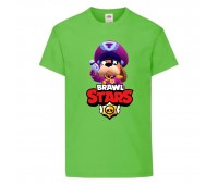 Футболка детская Brawl Stars Colonel Ruffs (Бравл Старс Генерал Гавс) светлозеленая 104 см Футболка детская Brawl Stars Colonel Ruffs (Бравл Старс Генерал Гавс) светлозеленая 104 см