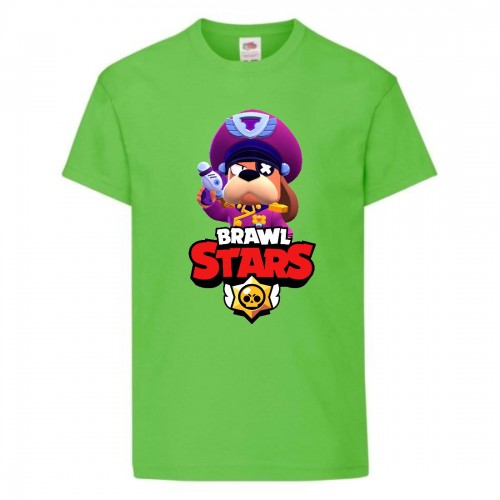 Футболка детская Brawl Stars Colonel Ruffs (Бравл Старс Генерал Гавс) светлозеленая 128 см Футболка детская Brawl Stars Colonel Ruffs (Бравл Старс Генерал Гавс) светлозеленая 128 см