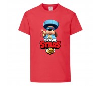 Футболка детская Brawl Stars Colonel Ruffs 70 lvl (Бравл Старс Генерал Гавс 70 ур) красная 104 см Футболка детская Brawl Stars Colonel Ruffs 70 lvl (Бравл Старс Генерал Гавс 70 ур) красная 104 см