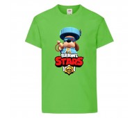 Футболка детская Brawl Stars Colonel Ruffs 70 lvl (Бравл Старс Генерал Гавс 70 ур) светлозеленая 104 см Футболка детская Brawl Stars Colonel Ruffs 70 lvl (Бравл Старс Генерал Гавс 70 ур) светлозеленая 104 см