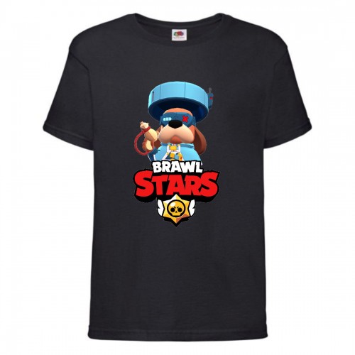 Футболка детская Brawl Stars Colonel Ruffs 70 lvl (Бравл Старс Генерал Гавс 70 ур) черная 128 см Футболка детская Brawl Stars Colonel Ruffs 70 lvl (Бравл Старс Генерал Гавс 70 ур) черная 128 см