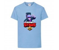 Футболка детская Brawl Stars DJ Frank (Бравл Старс Фрэнк Диджей) голубая 104 см Футболка детская Brawl Stars DJ Frank (Бравл Старс Фрэнк Диджей) голубая 104 см