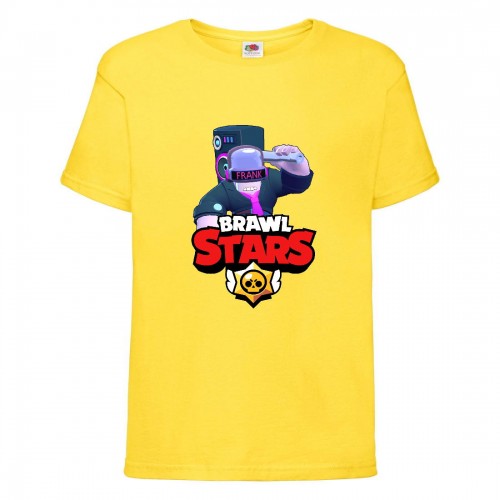 Футболка детская Brawl Stars DJ Frank (Бравл Старс Фрэнк Диджей) желтая 152 см Футболка детская Brawl Stars DJ Frank (Бравл Старс Фрэнк Диджей) желтая 152 см