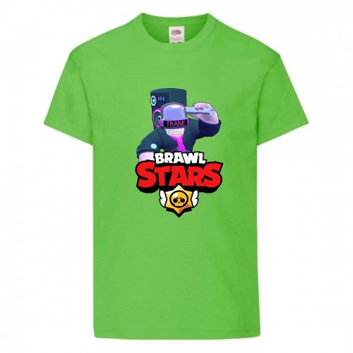 Футболка детская Brawl Stars DJ Frank (Бравл Старс Фрэнк Диджей) светлозеленая 116 см Футболка детская Brawl Stars DJ Frank (Бравл Старс Фрэнк Диджей) светлозеленая 116 см