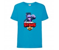 Футболка детская Brawl Stars DJ Frank (Бравл Старс Фрэнк Диджей) синяя 104 см Футболка детская Brawl Stars DJ Frank (Бравл Старс Фрэнк Диджей) синяя 104 см