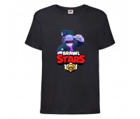 Футболка детская Brawl Stars DJ Frank (Бравл Старс Фрэнк Диджей) черная 104 см Футболка детская Brawl Stars DJ Frank (Бравл Старс Фрэнк Диджей) черная 104 см