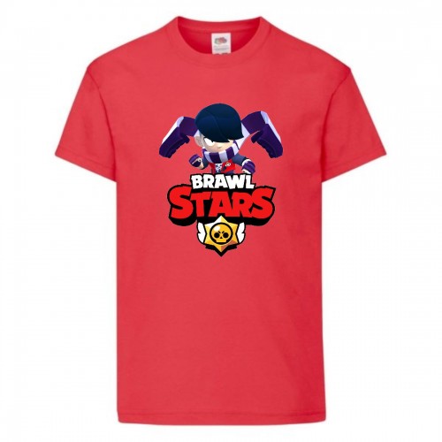 Футболка детская Brawl Stars Edgar (Бравл Старс Эдгар) красная 152 см Футболка детская Brawl Stars Edgar (Бравл Старс Эдгар) красная 152 см