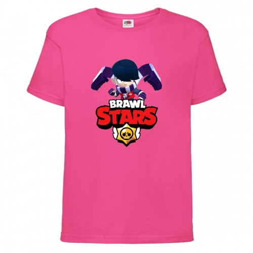 Футболка детская Brawl Stars Edgar (Бравл Старс Эдгар) малиновая 152 см Футболка детская Brawl Stars Edgar (Бравл Старс Эдгар) малиновая 152 см