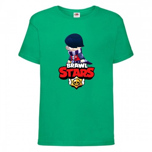 Футболка детская Brawl Stars Edgar 2 (Бравл Старс Эдгар 2) зеленая 140 см Футболка детская Brawl Stars Edgar 2 (Бравл Старс Эдгар 2) зеленая 140 см