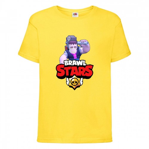 Футболка детская Brawl Stars Frank (Бравл Старс Фрэнк) желтая 152 см Футболка детская Brawl Stars Frank (Бравл Старс Фрэнк) желтая 152 см