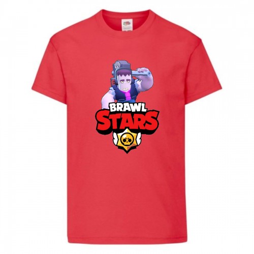 Футболка детская Brawl Stars Frank (Бравл Старс Фрэнк) красная 152 см Футболка детская Brawl Stars Frank (Бравл Старс Фрэнк) красная 152 см