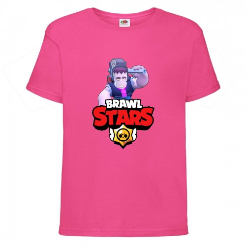 Футболка детская Brawl Stars Frank (Бравл Старс Фрэнк) малиновая 152 см Футболка детская Brawl Stars Frank (Бравл Старс Фрэнк) малиновая 152 см