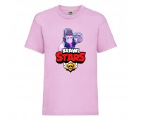 Футболка детская Brawl Stars Frank (Бравл Старс Фрэнк) розовая 104 см Футболка детская Brawl Stars Frank (Бравл Старс Фрэнк) розовая 104 см