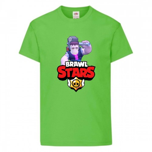 Футболка детская Brawl Stars Frank (Бравл Старс Фрэнк) светлозеленая 152 см Футболка детская Brawl Stars Frank (Бравл Старс Фрэнк) светлозеленая 152 см