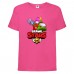 Футболка детская Brawl Stars Holiday Frank (Бравл Старс Фрэнк Праздничный) малиновая 152 см
