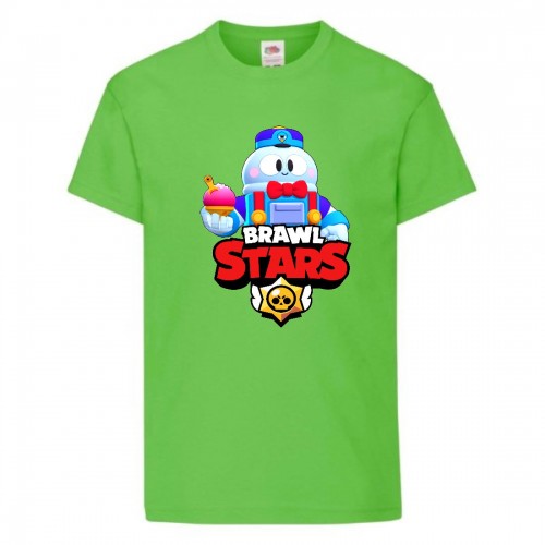 Футболка детская Brawl Stars Lou (Бравл Старс Лу) светлозеленая 152 см Футболка детская Brawl Stars Lou (Бравл Старс Лу) светлозеленая 152 см
