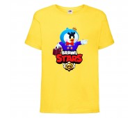 Футболка детская Brawl Stars Mr. P (Бравл Старс Мистер П) желтая 104 см Футболка детская Brawl Stars Mr. P (Бравл Старс Мистер П) желтая 104 см
