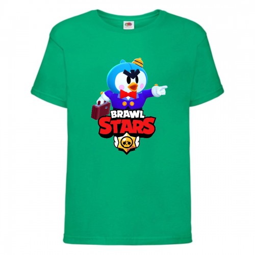 Футболка детская Brawl Stars Mr. P (Бравл Старс Мистер П) зеленая 152 см Футболка детская Brawl Stars Mr. P (Бравл Старс Мистер П) зеленая 152 см