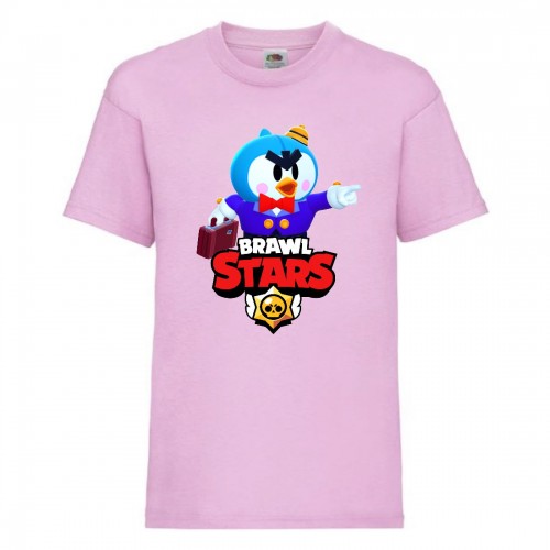 Футболка детская Brawl Stars Mr. P (Бравл Старс Мистер П) розовая 116 см Футболка детская Brawl Stars Mr. P (Бравл Старс Мистер П) розовая 116 см