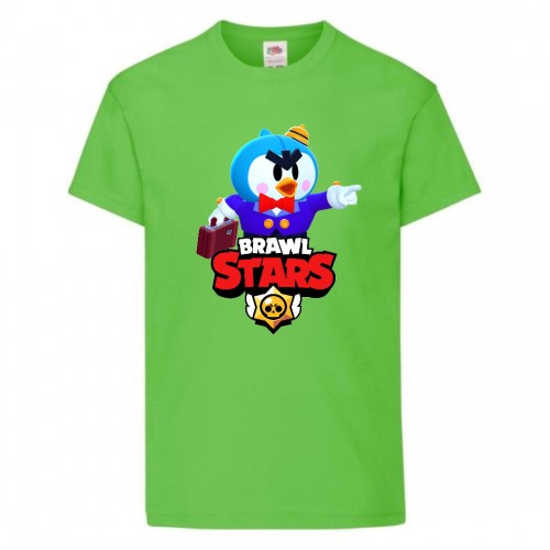 Футболка детская Brawl Stars Mr. P (Бравл Старс Мистер П) светлозеленая 152 см Футболка детская Brawl Stars Mr. P (Бравл Старс Мистер П) светлозеленая 152 см