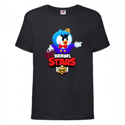 Футболка детская Brawl Stars Mr. P (Бравл Старс Мистер П) черная 164 см Футболка детская Brawl Stars Mr. P (Бравл Старс Мистер П) черная 164 см