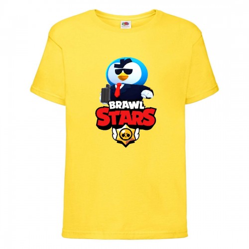 Футболка детская Brawl Stars Mr. P Agent (Бравл Старс Мистер П Агент) желтая 116 см Футболка детская Brawl Stars Mr. P Agent (Бравл Старс Мистер П Агент) желтая 116 см
