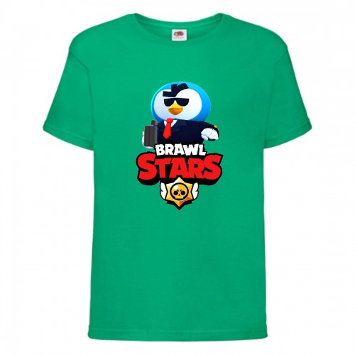 Футболка детская Brawl Stars Mr. P Agent (Бравл Старс Мистер П Агент) зеленая 152 см Футболка детская Brawl Stars Mr. P Agent (Бравл Старс Мистер П Агент) зеленая 152 см