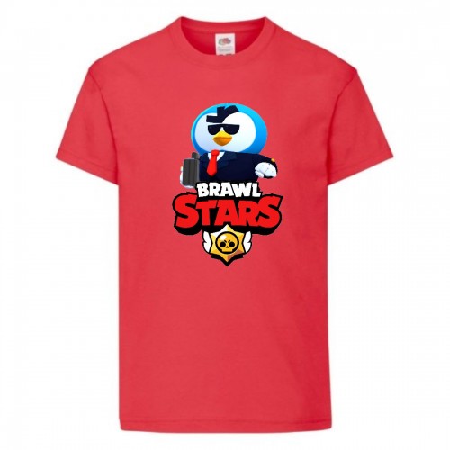 Футболка детская Brawl Stars Mr. P Agent (Бравл Старс Мистер П Агент) красная 116 см Футболка детская Brawl Stars Mr. P Agent (Бравл Старс Мистер П Агент) красная 116 см