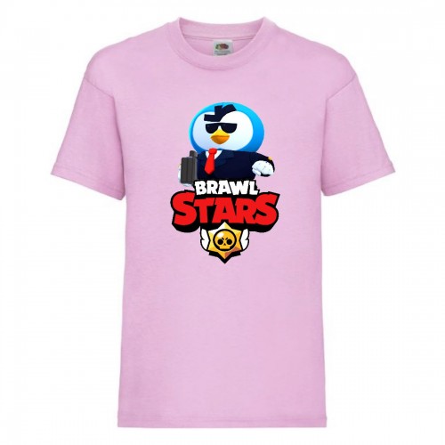 Футболка детская Brawl Stars Mr. P Agent (Бравл Старс Мистер П Агент) розовая 116 см Футболка детская Brawl Stars Mr. P Agent (Бравл Старс Мистер П Агент) розовая 116 см