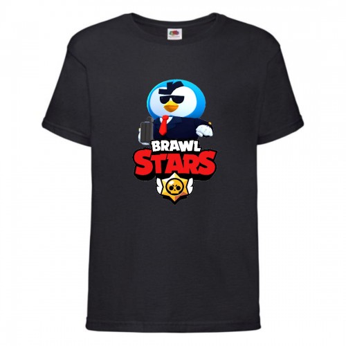 Футболка детская Brawl Stars Mr. P Agent (Бравл Старс Мистер П Агент) черная 164 см Футболка детская Brawl Stars Mr. P Agent (Бравл Старс Мистер П Агент) черная 164 см
