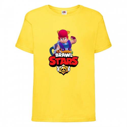 Футболка детская Brawl Stars Pam (Бравл Старс Пэм) желтая 128 см Футболка детская Brawl Stars Pam (Бравл Старс Пэм) желтая 128 см