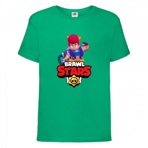 Футболка детская Brawl Stars Pam (Бравл Старс Пэм) зеленая 152 см Футболка детская Brawl Stars Pam (Бравл Старс Пэм) зеленая 152 см