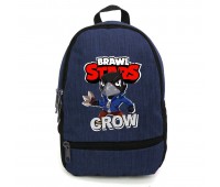 Рюкзак Бравл Старс Ворон Crow Cappuccino Toys (BS -018) синий