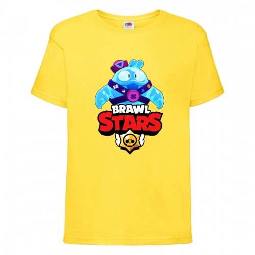 Футболка детская Brawl Stars Squeak (Бравл Старс Скуик) желтая 152 см Футболка детская Brawl Stars Squeak (Бравл Старс Скуик) желтая 152 см