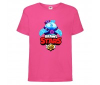Футболка детская Brawl Stars Squeak (Бравл Старс Скуик) малиновая 104 см Футболка детская Brawl Stars Squeak (Бравл Старс Скуик) малиновая 104 см