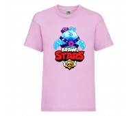 Футболка детская Brawl Stars Squeak (Бравл Старс Скуик) розовая 104 см Футболка детская Brawl Stars Squeak (Бравл Старс Скуик) розовая 104 см