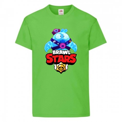 Футболка детская Brawl Stars Squeak (Бравл Старс Скуик) светлозеленая 152 см Футболка детская Brawl Stars Squeak (Бравл Старс Скуик) светлозеленая 152 см