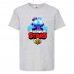Футболка детская Brawl Stars Squeak (Бравл Старс Скуик) серая 116 см Футболка детская Brawl Stars Squeak (Бравл Старс Скуик) серая 116 см