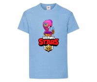 Футболка детская Brawl Stars Tara (Бравл Старс Тара) голубая 104 см Футболка детская Brawl Stars Tara (Бравл Старс Тара) голубая 104 см