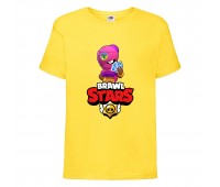Футболка детская Brawl Stars Tara (Бравл Старс Тара) желтая 104 см Футболка детская Brawl Stars Tara (Бравл Старс Тара) желтая 104 см